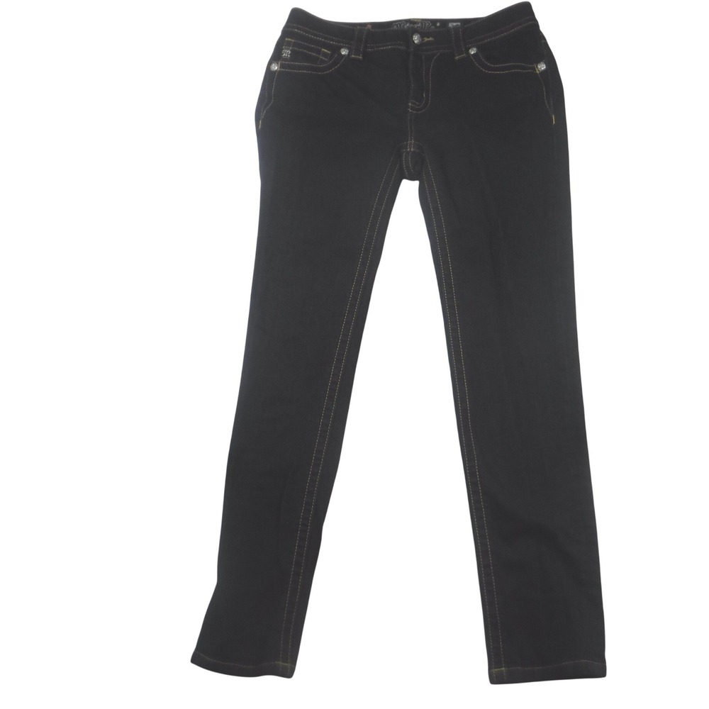 Miss Me Mid-Rise Skinny Jeans Dark Wash Indigo Size 30 MS5151S60 Western Y2K